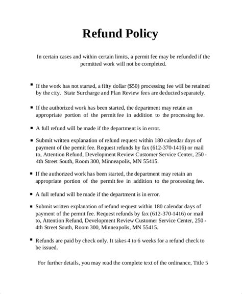 Payment & Refund Policy .